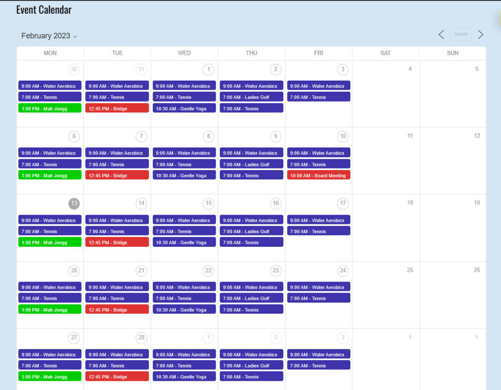 <span style="font-size: 32px">Events Calendar Pg #2</span>